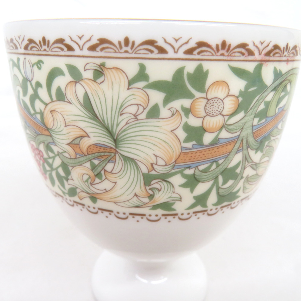 NIKKO (ニッコー) ウィリアムモリス ゴブレット フリーカップ バチェラーズボタン/ゴールデンリリー 2個セット_画像2