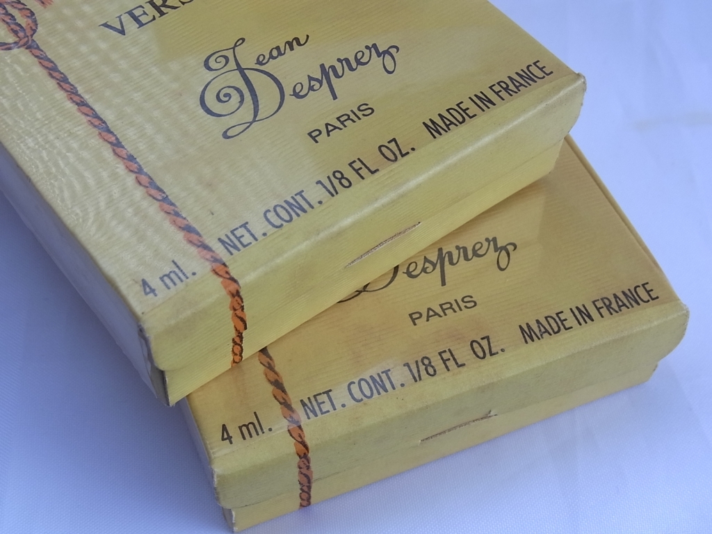 JEAN DESPREZ ジャン デプレ★Bal a Versailles バラヴェルサイユ PARFUM 7.5ml & 4ml x 2、香水3点,箱入/未使用 *長期個人保管品_画像6