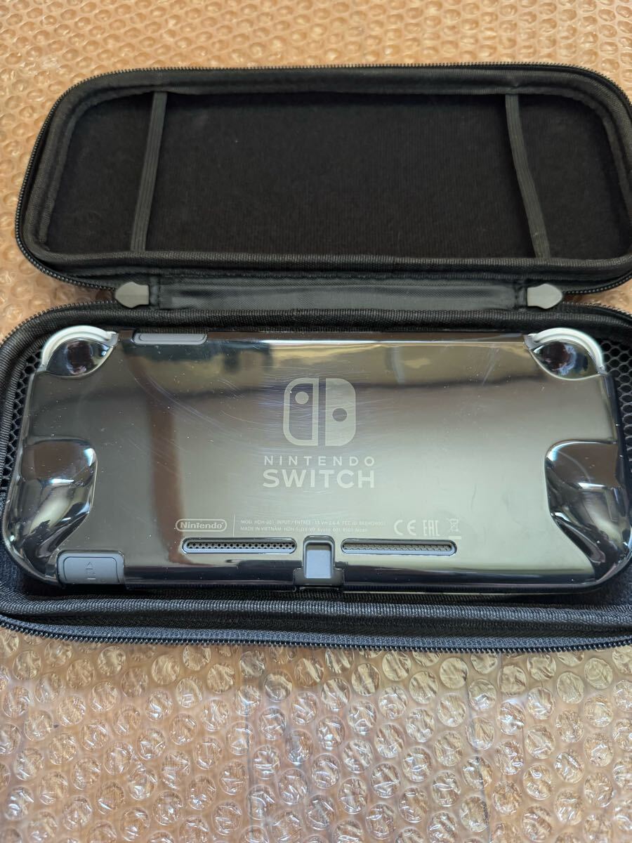 Nintendo Switch Lite グレー 本体 ポーチ付き - メルカリ