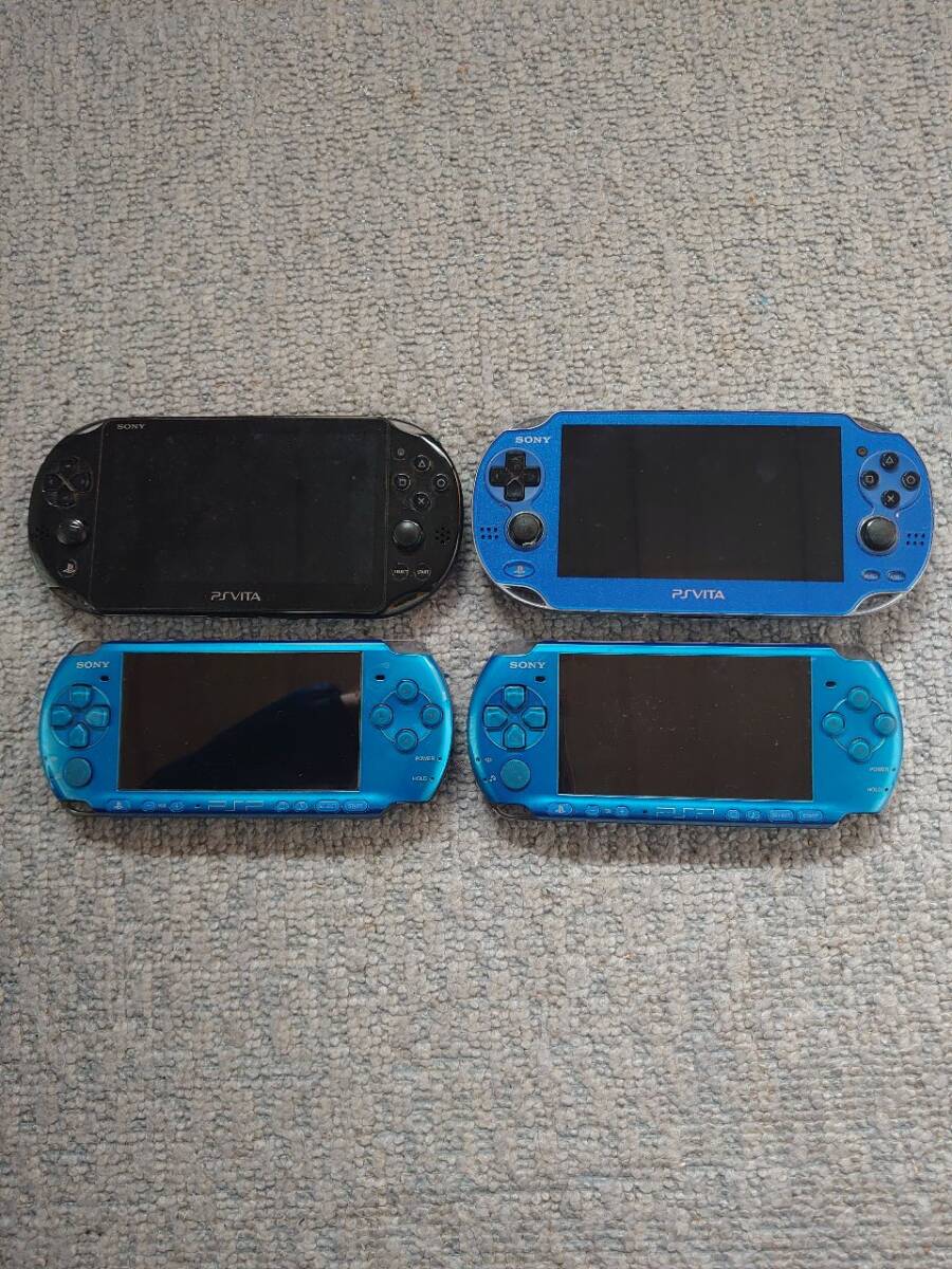 送料無料】SONY PSVITA/PSP3000/PCH1000/PCH2000/ 本体4台