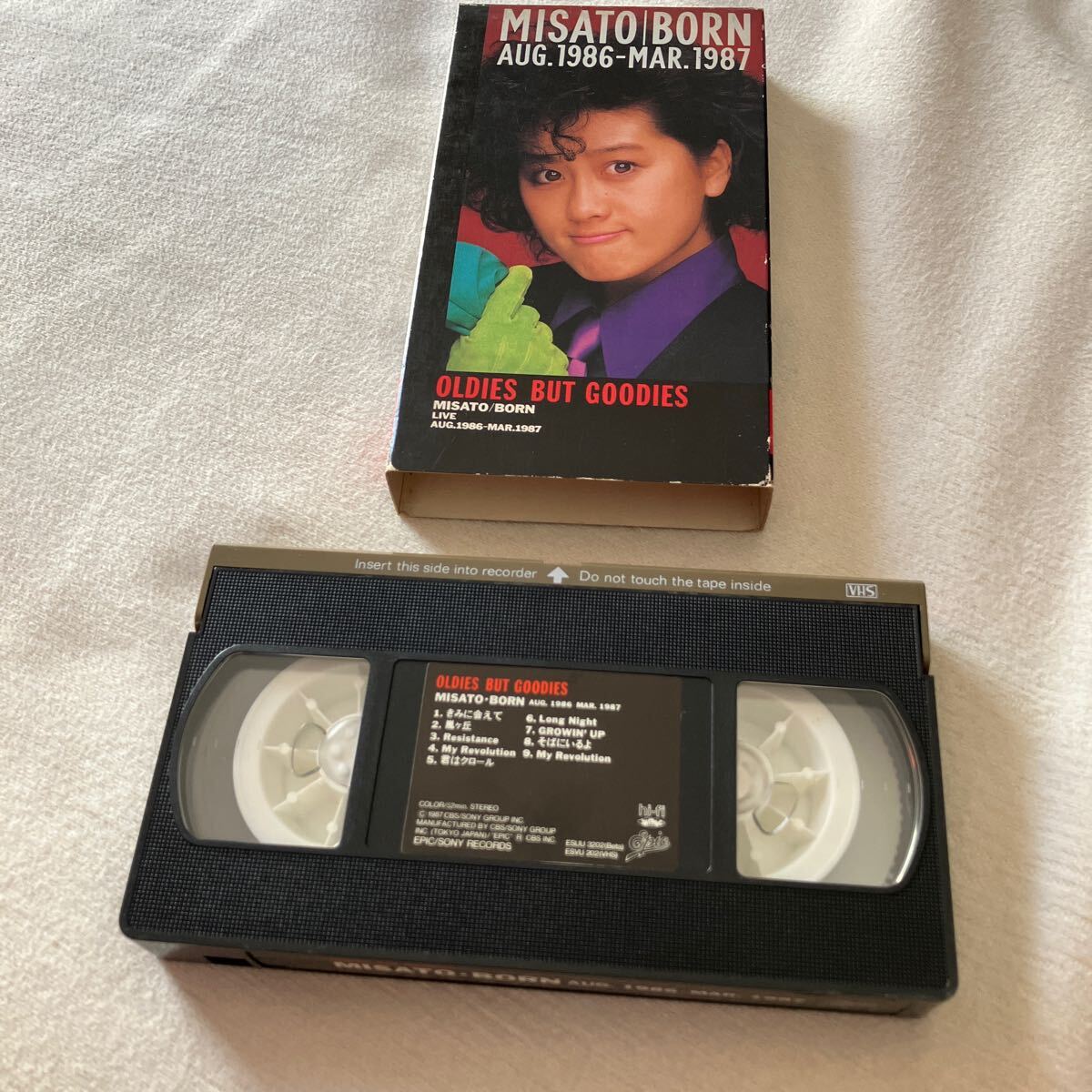 貴重です！渡辺美里　BORN aug.1986-mar.1987 VHSテープ _画像5