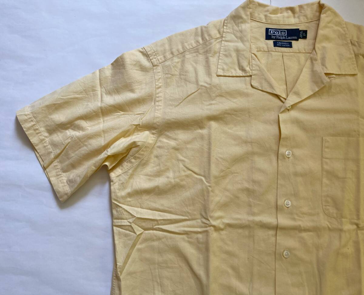 e*c様 ポロ ラルフローレン 半袖 シャツ Lサイズ CALDWELL 刺繍 e*c様 ポロ ラルフローレン 半袖 シャツ Lサイズ CALDWELL 刺繍
