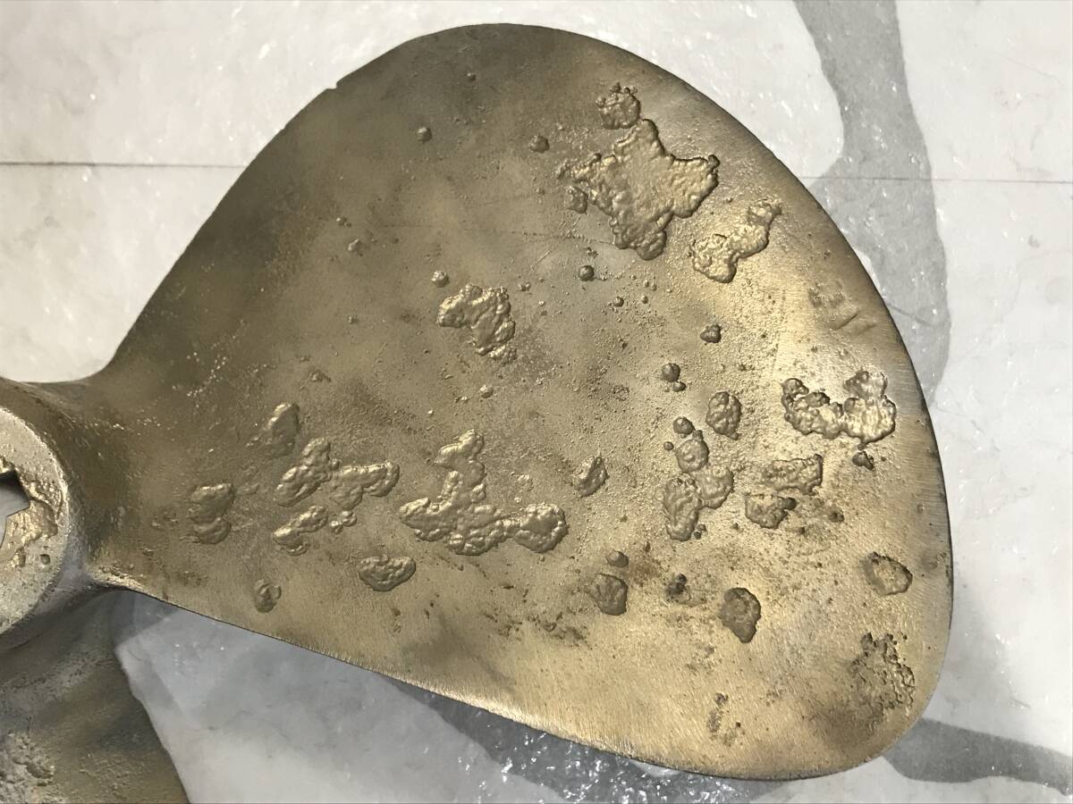 小型船舶 スクリュー プロペラ 真鍮製 金属製 D330 P250 船 漁船 小型船舶 スクリュー プロペラ 真鍮製 金属製 D330 P250 船 漁船