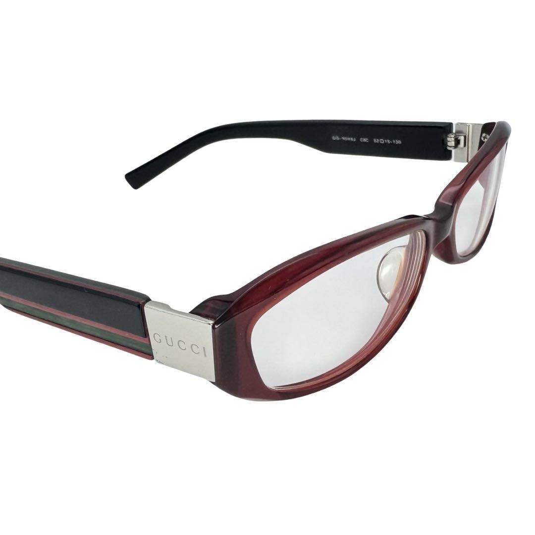 GUCCI グッチ シェリーライン 度入り メガネ 眼鏡 レディース 赤 GUCCI グッチ シェリーライン 度入り メガネ 眼鏡 レディース 赤