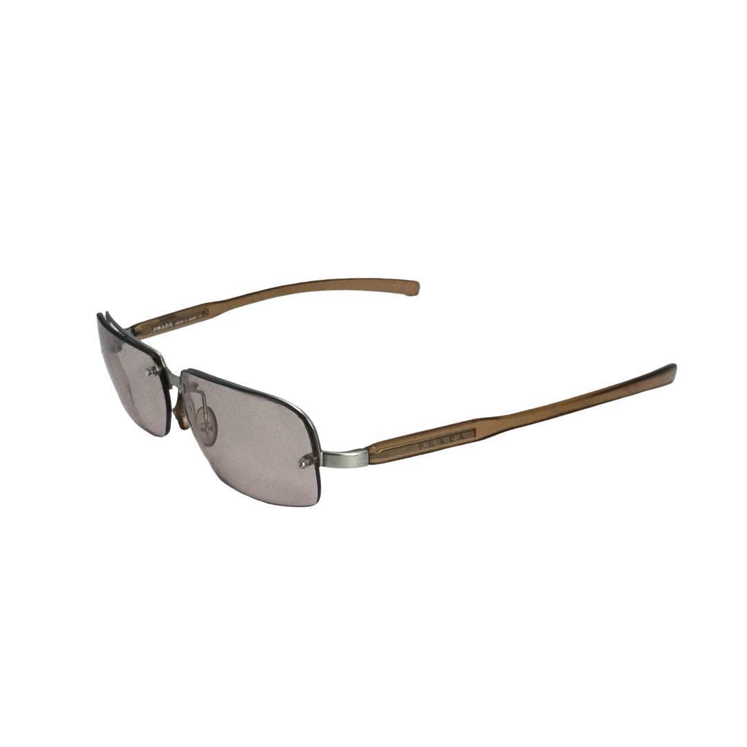 PRADA プラダ SPR69C サングラス フレームレス ライトブラウン PRADA プラダ SPR69C サングラス フレームレス ライトブラウン