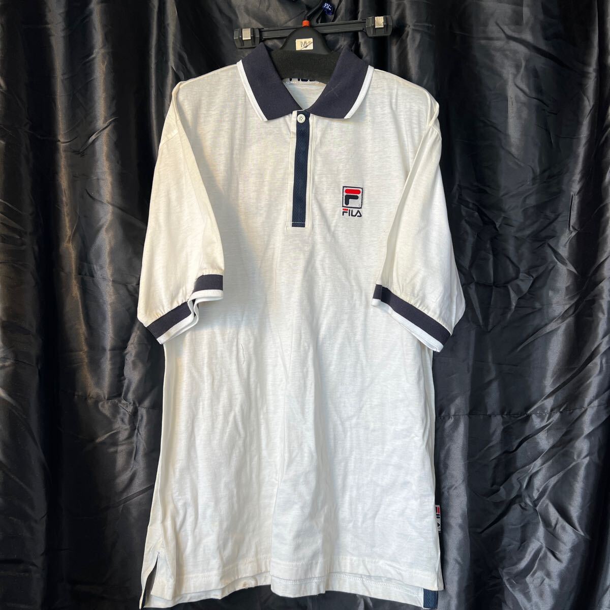 FILA 17843058 半袖シャツ Mサイズ ビンテージ品 経年劣化あり