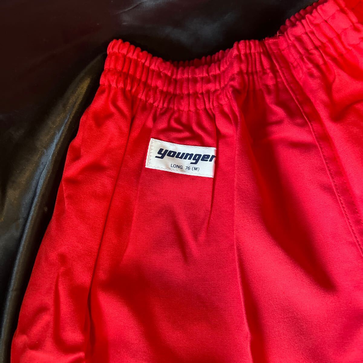 YOUNGER ショートパンツ Mサイズ レッド ヴィンテージ 新品未使用品 ◎スポーツ ◎ランニング