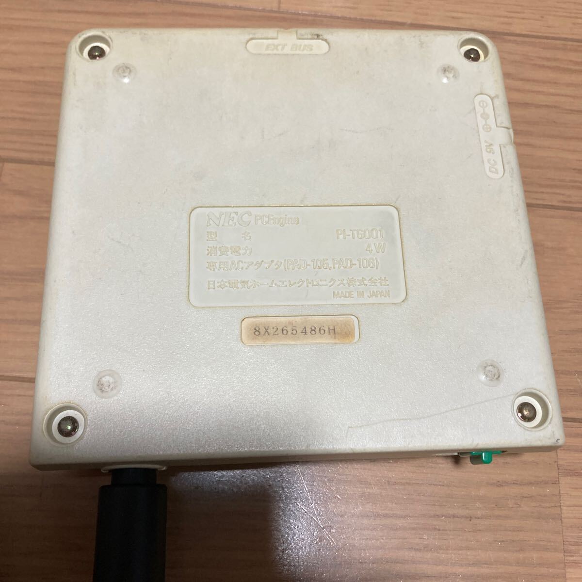 初代 PCエンジン NEC 本体 PI-TG001 白 PCE Engine 初代 PCエンジン NEC 本体 PI-TG001 白 PCE Engine