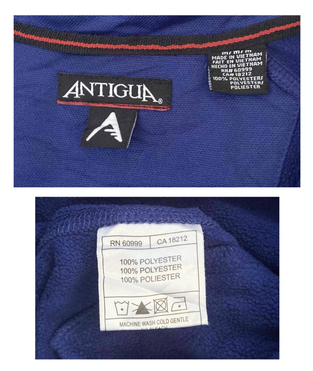 【USED】 MLB シカゴカブス Chicago Cubs ハーフジップ トラックジャケット 刺繍ロゴ USA 90s 古着 ブルー( Mサイズ ) ☆送料無料☆_画像9