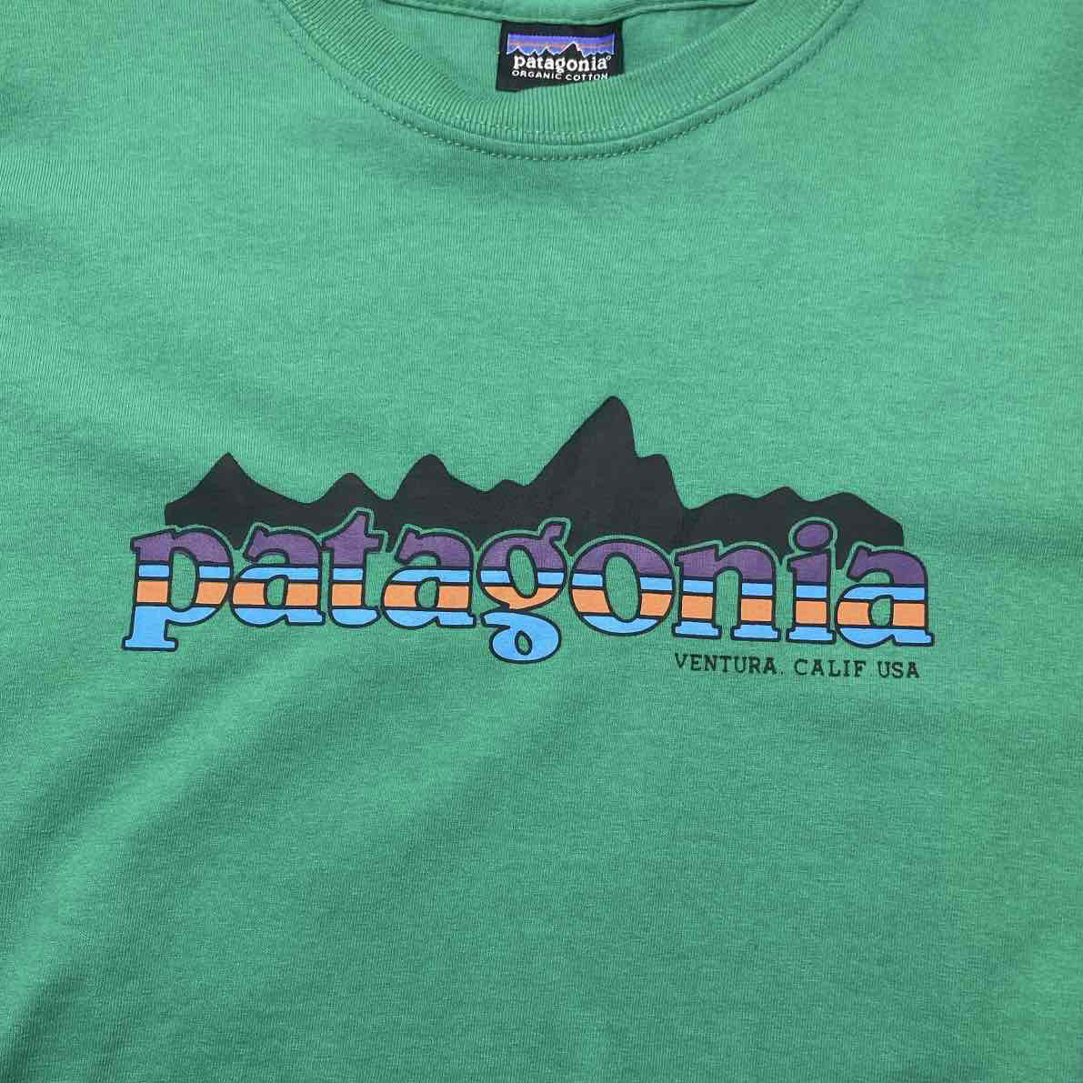 USED】パタゴニア Patagonia Tシャツ USA製 古着 グリーン( L USED】パタゴニア Patagonia Tシャツ USA製 古着 グリーン( L