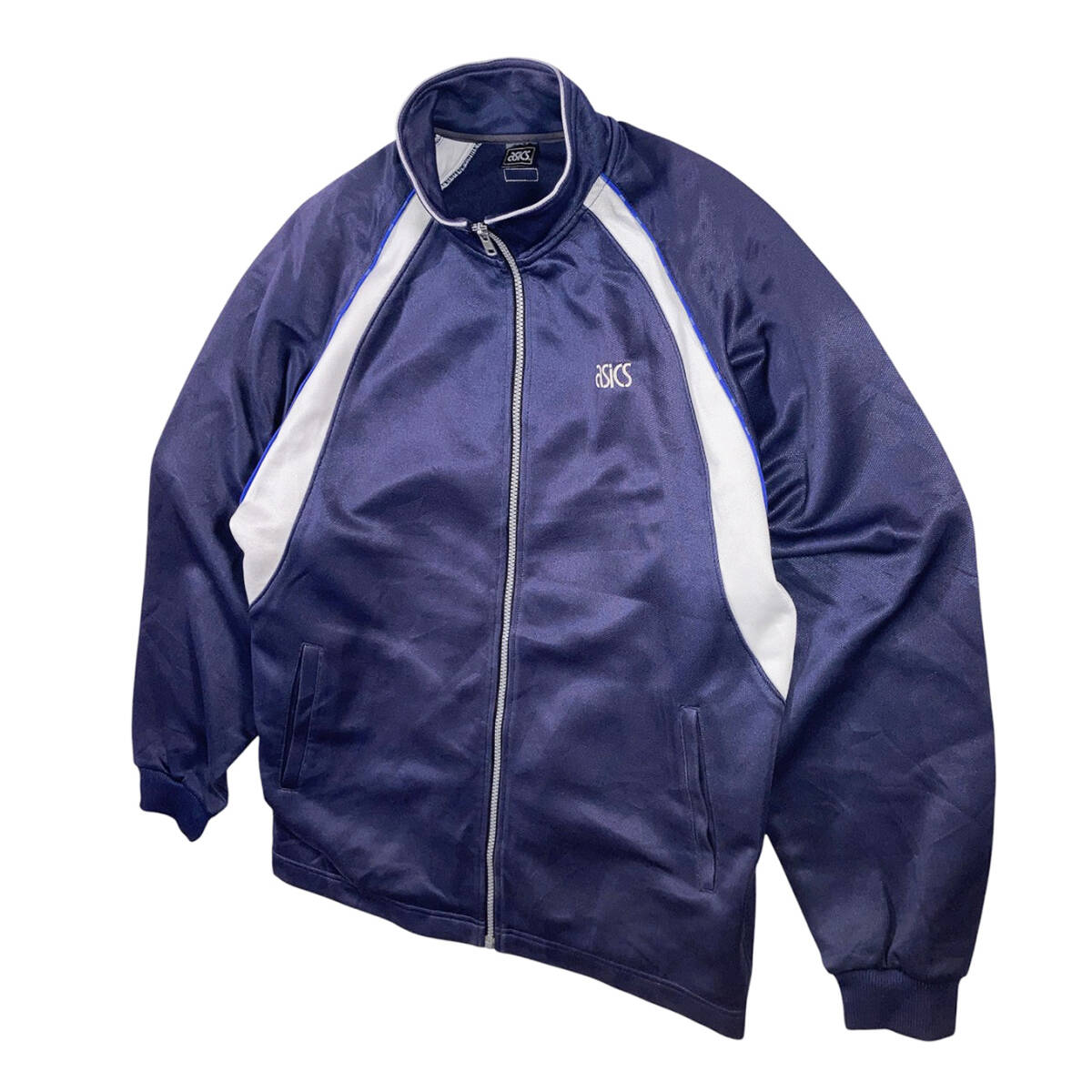 公式】 トラックジャケット asics ロゴ 90s 4L? 大きいサイズ