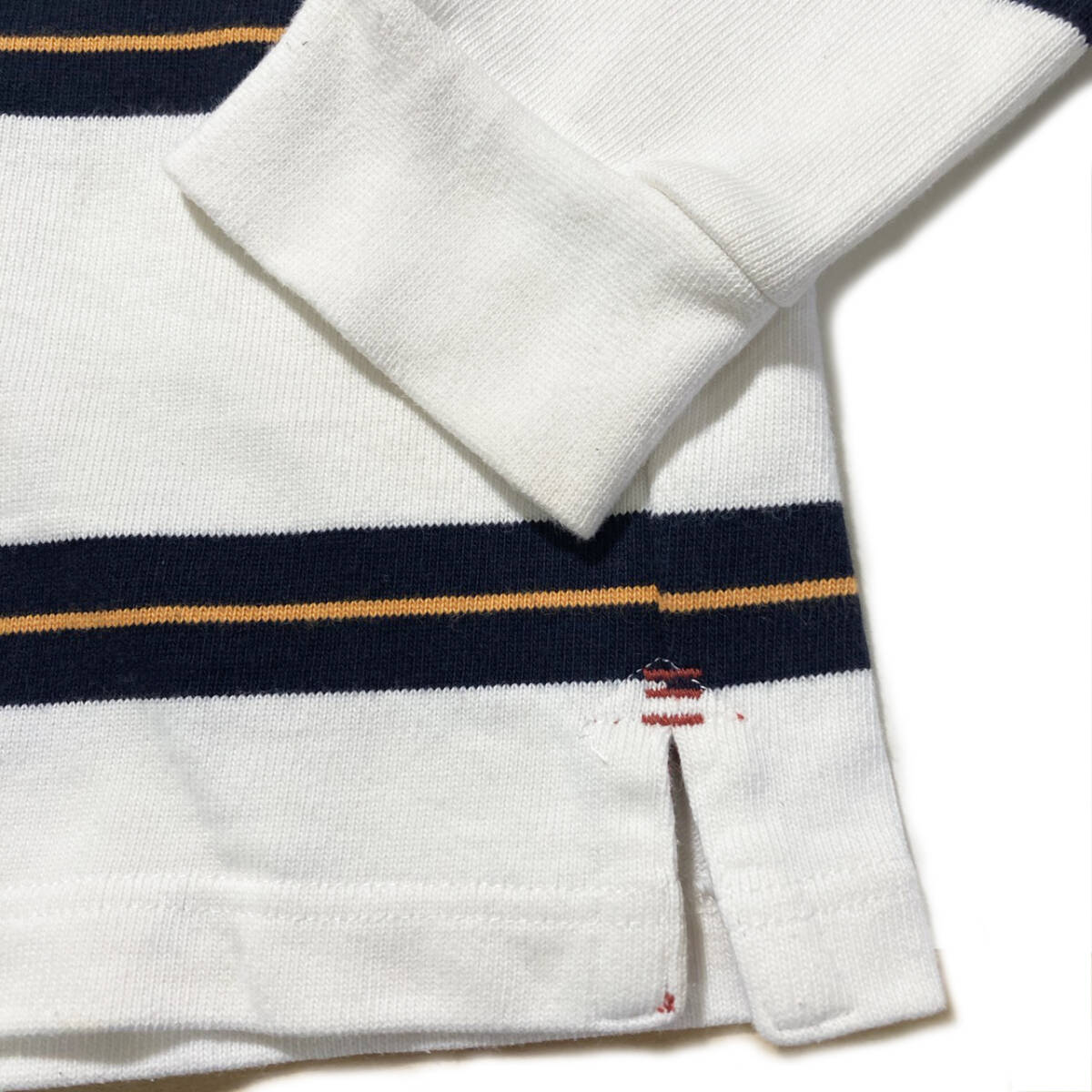 古着 90年代 カンタベリー CANTERBURY ボーダー柄 長袖 ラガー