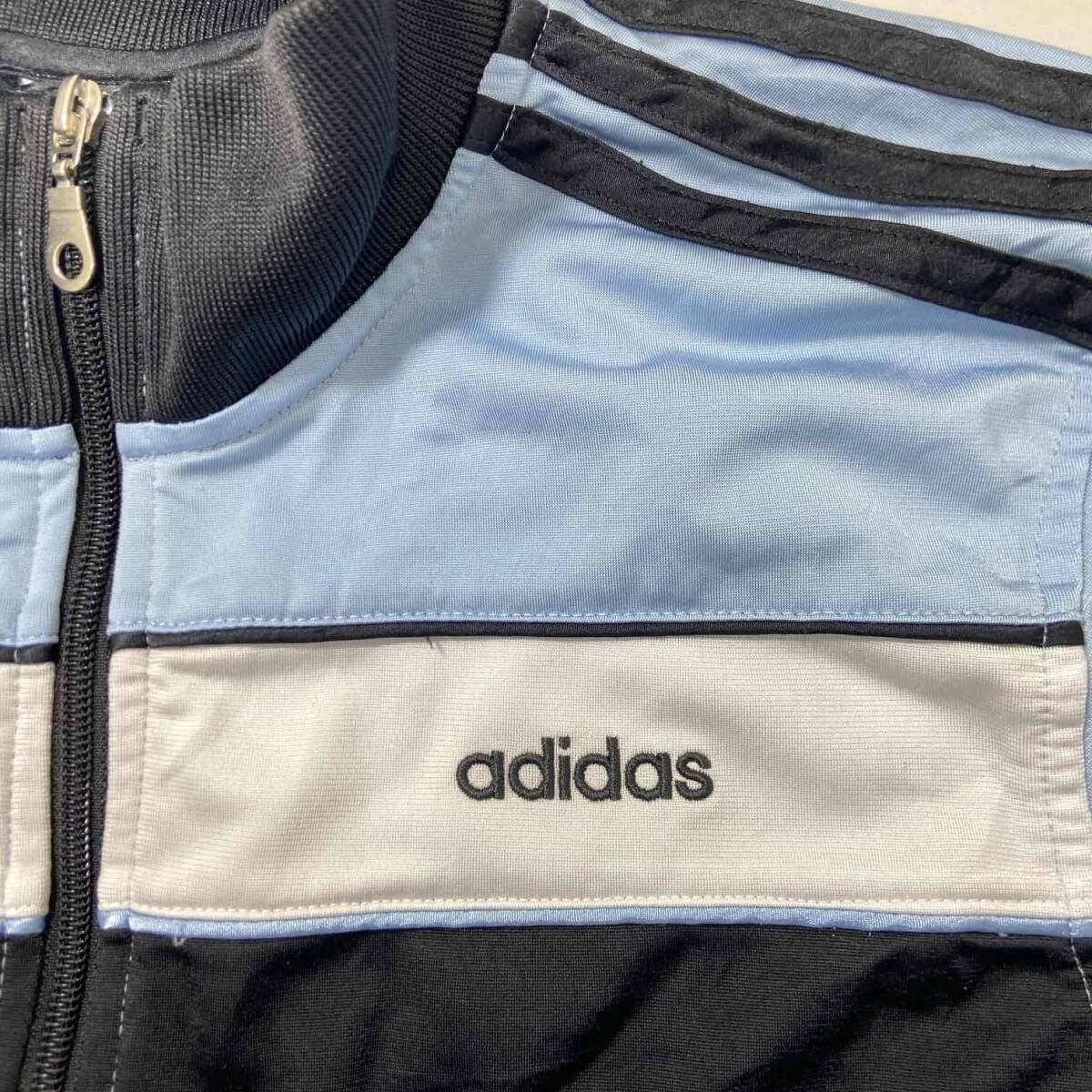 USED】 アディダス adidas トラックジャケット 刺繍ロゴ 3 USED】 アディダス adidas トラックジャケット 刺繍ロゴ 3