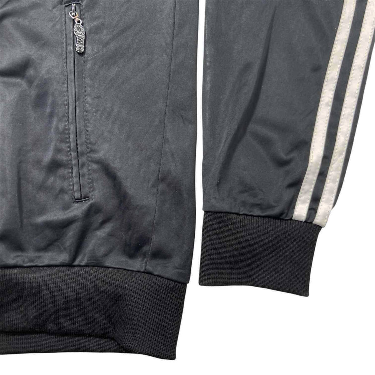 USED】 アディダス adidas トラックジャケット 刺繍ロゴ 3 USED】 アディダス adidas トラックジャケット 刺繍ロゴ 3