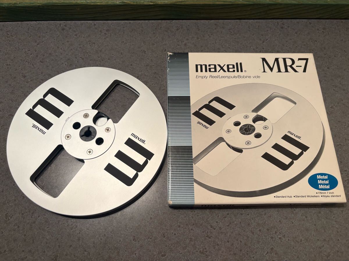 maxell オープンリールテープ用 メタルリール MR-7 7号 マクセル maxell オープンリールテープ用 メタルリール MR-7 7号 マクセル