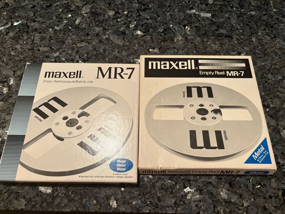 maxell MR-7 7号 オープンリールテープ メタルリール マクセル maxell MR-7 7号 オープンリールテープ メタルリール マクセル