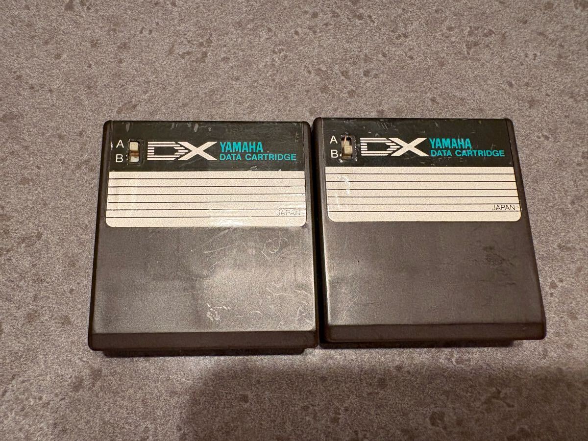YAMAHA DX7 VOICE ROM 2点セット ヤマハ データカートリッジ YAMAHA DX7 VOICE ROM 2点セット ヤマハ データカートリッジ