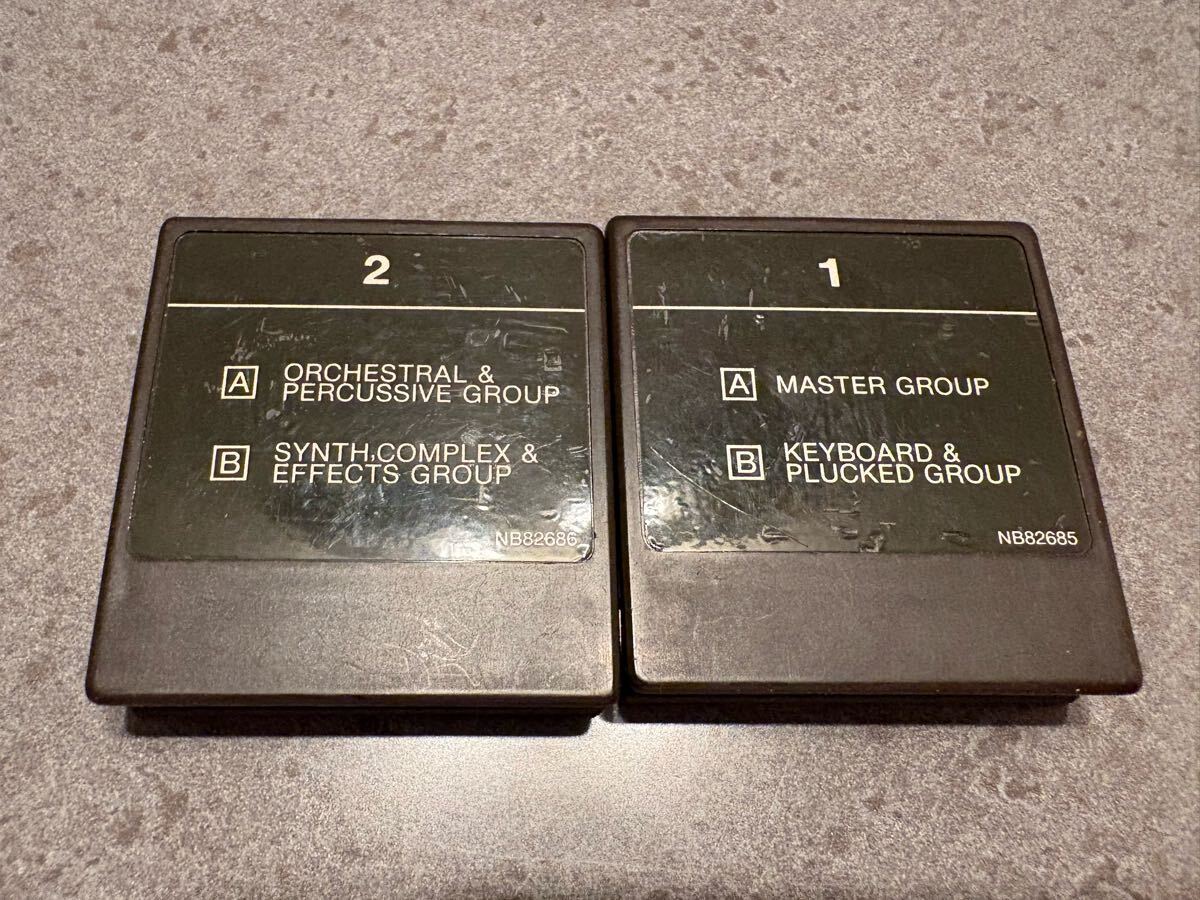 YAMAHA DX7 VOICE ROM 2点セット ヤマハ データカートリッジ YAMAHA DX7 VOICE ROM 2点セット ヤマハ データカートリッジ