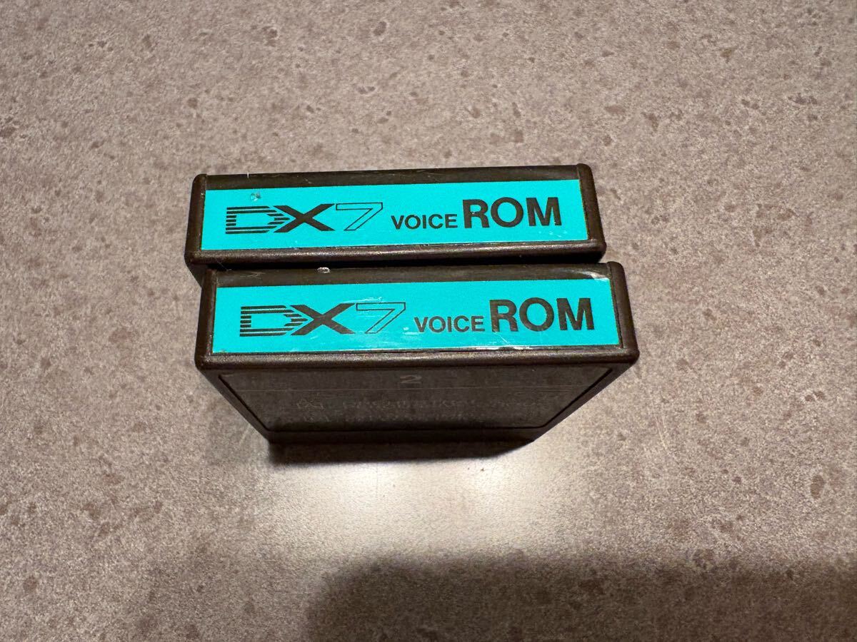 YAMAHA DX7 VOICE ROM 2点セット ヤマハ データカートリッジ YAMAHA DX7 VOICE ROM 2点セット ヤマハ データカートリッジ