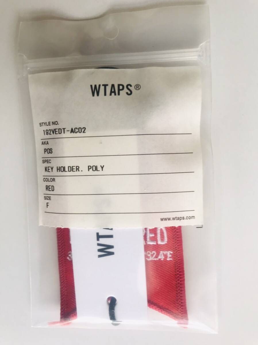  не использовался 19AW WTAPS POS KEY HOLDER красный WTaps 