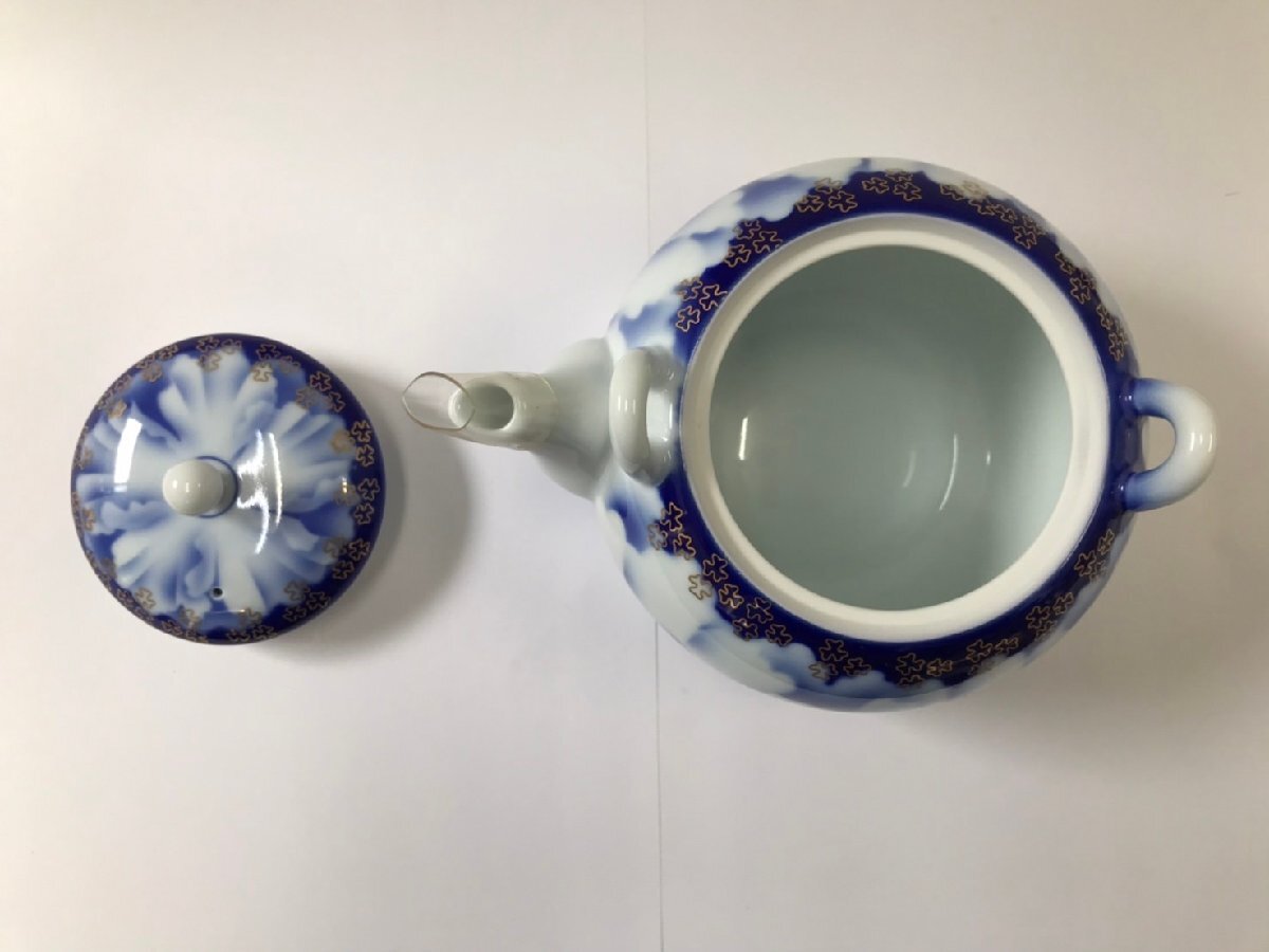 1円~【美品】深川製磁 牡丹金ミル 松型茶器揃 急須 湯呑 蓋付き 1円~【美品】深川製磁 牡丹金ミル 松型茶器揃 急須 湯呑 蓋付き