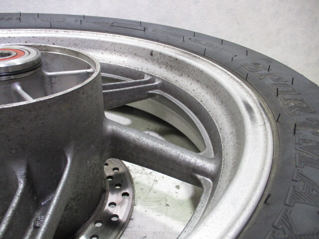 5★CB750用前后ホイール407　純正.めくれ無.RC42.17×3.50.17×4.00.〔検索用〕CBR400RR.250RR.400R.NSR250R.CBX750F.ジェイド