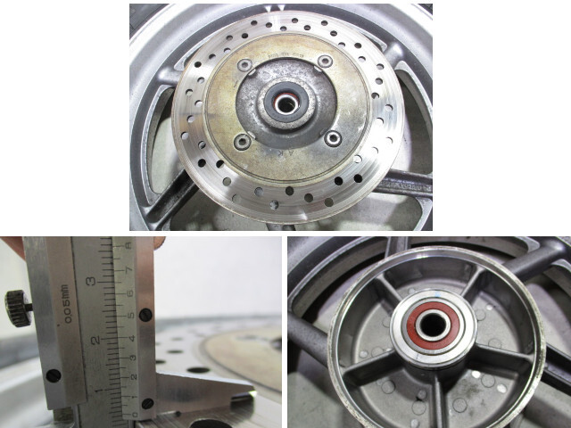 5★CB750用前后ホイール407　純正.めくれ無.RC42.17×3.50.17×4.00.〔検索用〕CBR400RR.250RR.400R.NSR250R.CBX750F.ジェイド
