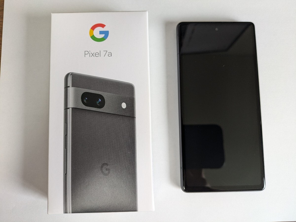 送料無料】Google Pixel 7a チャコール(ブラック) 箱付き 付属 送料無料】Google Pixel 7a チャコール(ブラック) 箱付き 付属