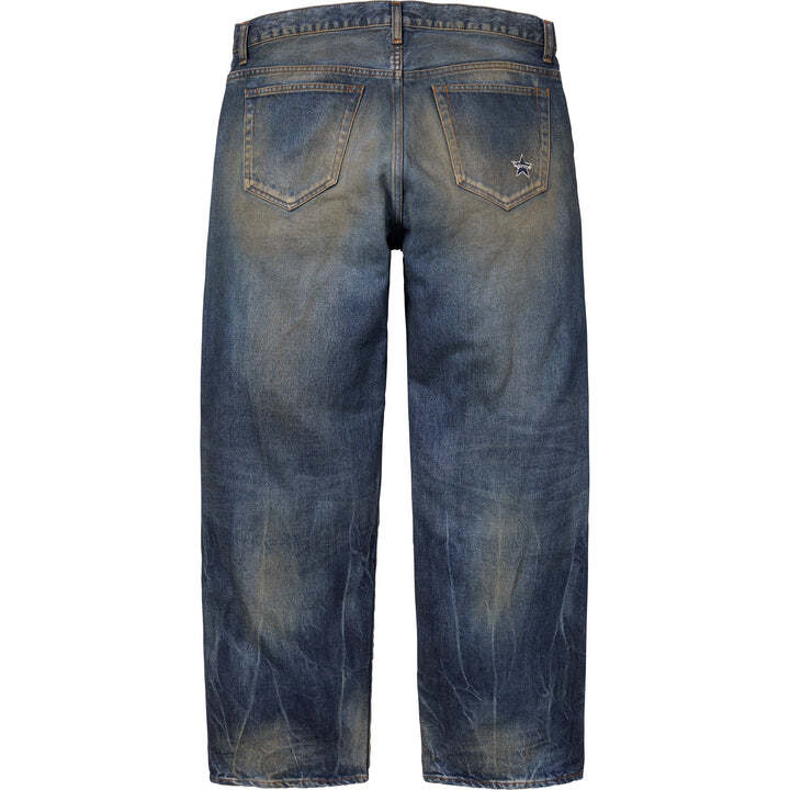 値下げSupreme Distressed Loose Fit Selvedge Jean Washed 値下げSupreme Distressed Loose Fit Selvedge Jean Washed
