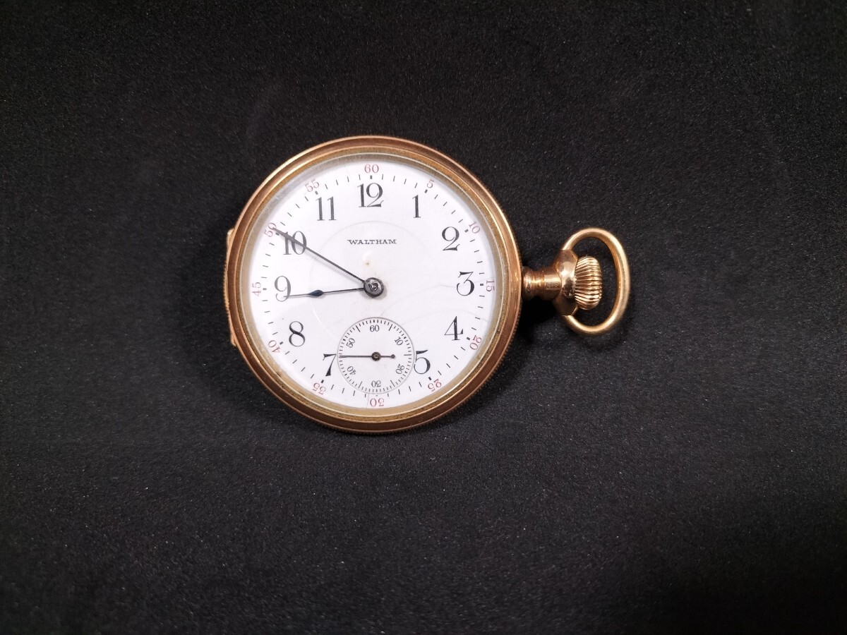 WALTHAM ウォルサム 懐中時計 クレセントストリート 1908年製 WALTHAM ウォルサム 懐中時計 クレセントストリート 1908年製