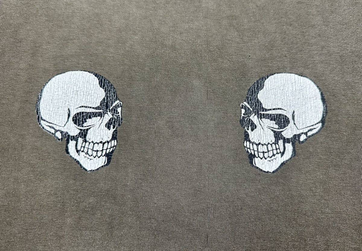 Number (N)ine 04ss Dream период повреждение обработка Skull принт авария футболка Number Nine гитара skull clash archive 2004ss