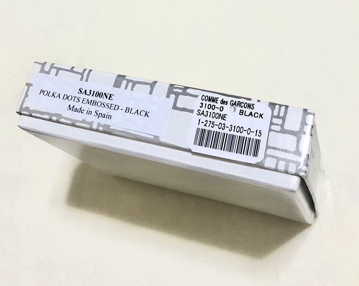 コムデギャルソン エンボス ポルカドット コインケース 小銭入れ エナメルレザー SA3100NE_画像6