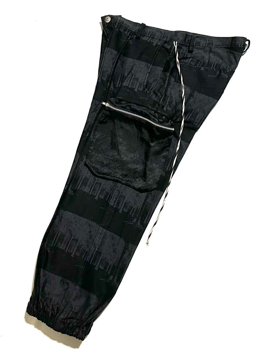 UNDERCOVER 03SS scab期 sedition forest柄 カーゴパンツ ミリタリー ボンテージ アンダーカバー 85 64 68 but beautiful archive 2003ss_画像3