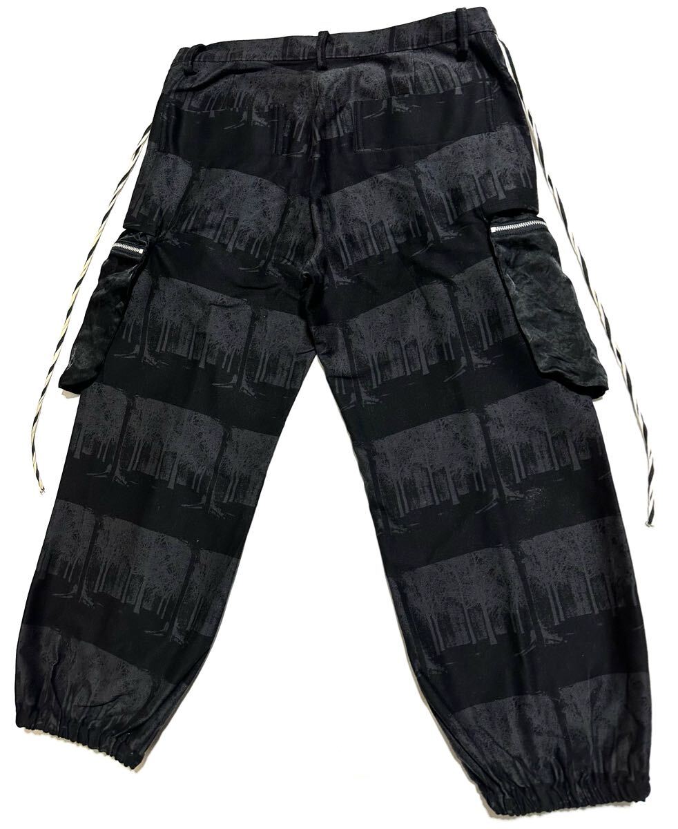 UNDERCOVER 03SS scab期 sedition forest柄 カーゴパンツ ミリタリー ボンテージ アンダーカバー 85 64 68 but beautiful archive 2003ss_画像5