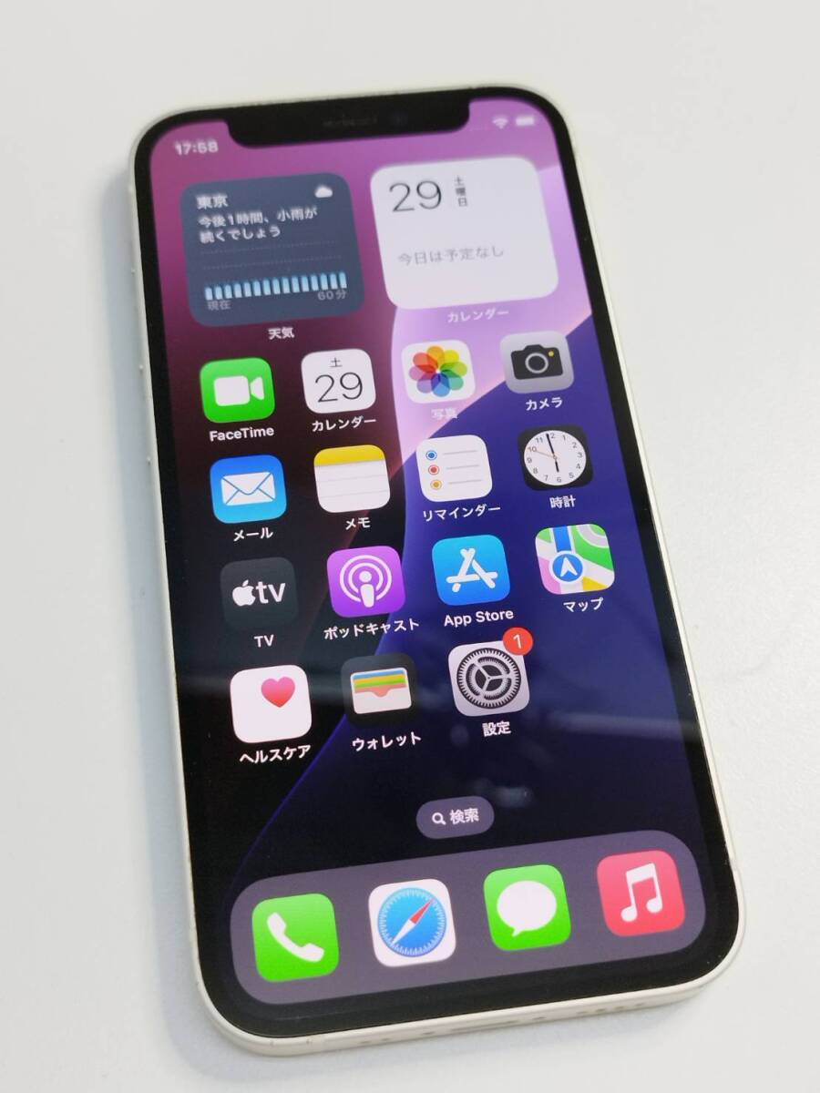 SIMフリー】iPhone 12 mini/64GB/A2176/北米版〈MG8G3LL/A SIMフリー】iPhone 12 mini/64GB/A2176/北米版〈MG8G3LL/A