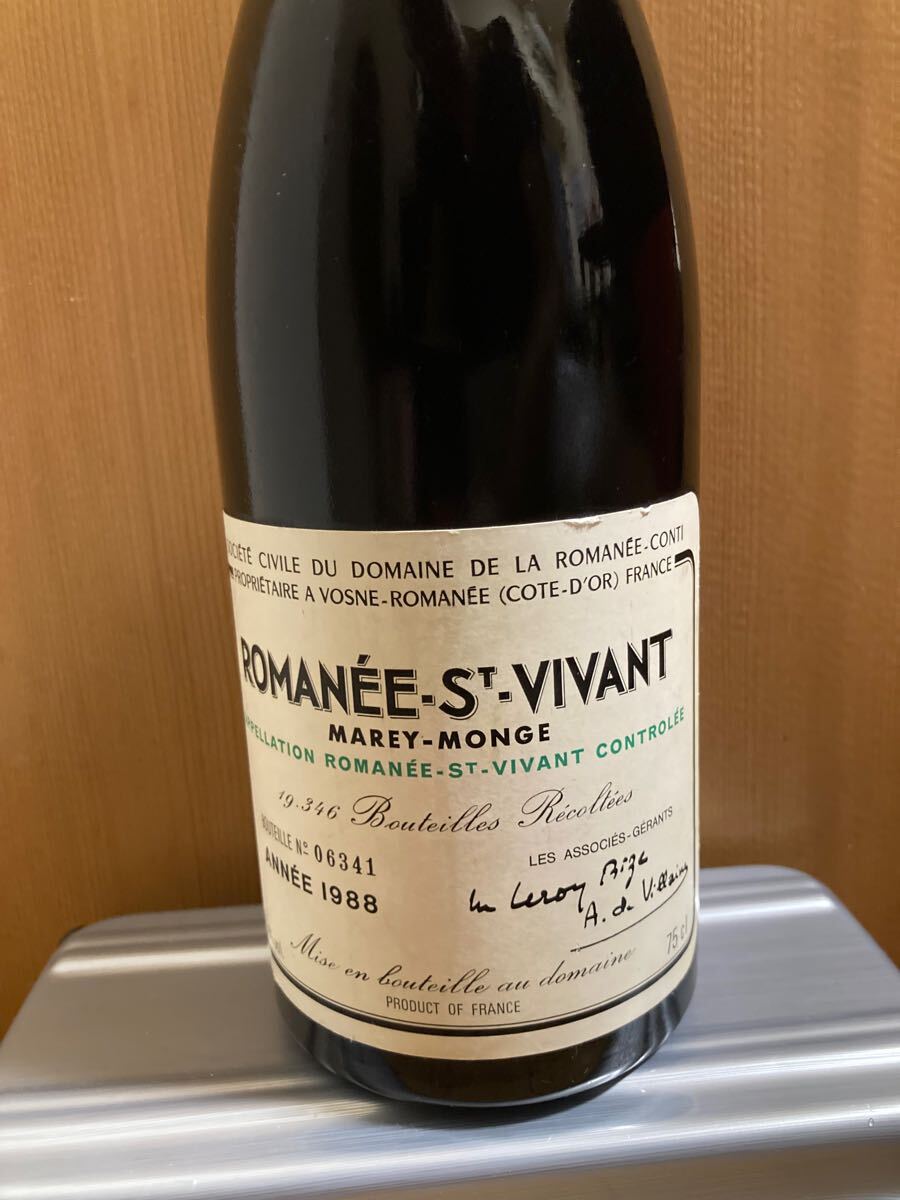 DRC ROMANE SAINT VIVANT 1988 DRC ロマネ サン ヴィヴァン 1988 ドメーヌ ド ラ ロマネ コンティ