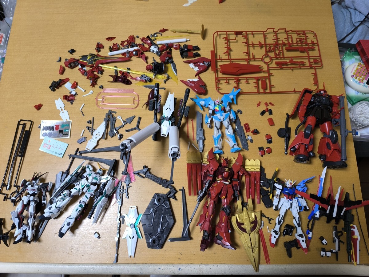 HG RG MG ガンプラ 組み立て済み まとめ売り(機動戦士ガンダム HG RG MG ガンプラ 組み立て済み まとめ売り(機動戦士ガンダム