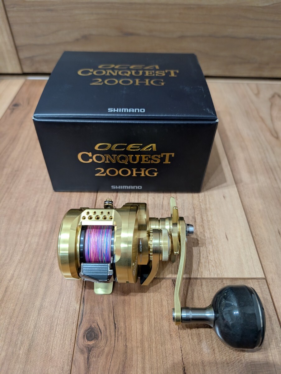 美品】23 オシアコンクエスト 200HG SHIMANO シマノ ベイト 美品】23 オシアコンクエスト 200HG SHIMANO シマノ ベイト