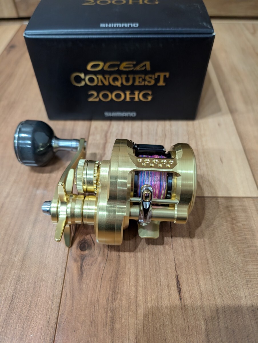 美品】23 オシアコンクエスト 200HG SHIMANO シマノ ベイト 美品】23 オシアコンクエスト 200HG SHIMANO シマノ ベイト