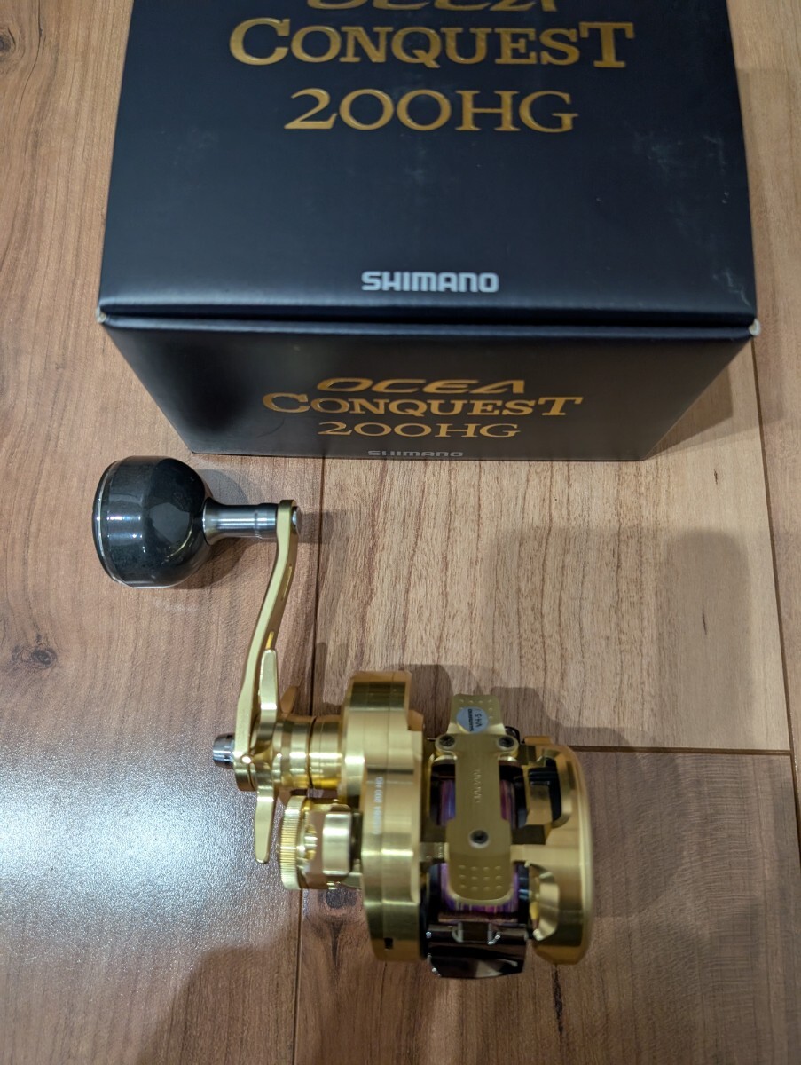 美品】23 オシアコンクエスト 200HG SHIMANO シマノ ベイト 美品】23 オシアコンクエスト 200HG SHIMANO シマノ ベイト