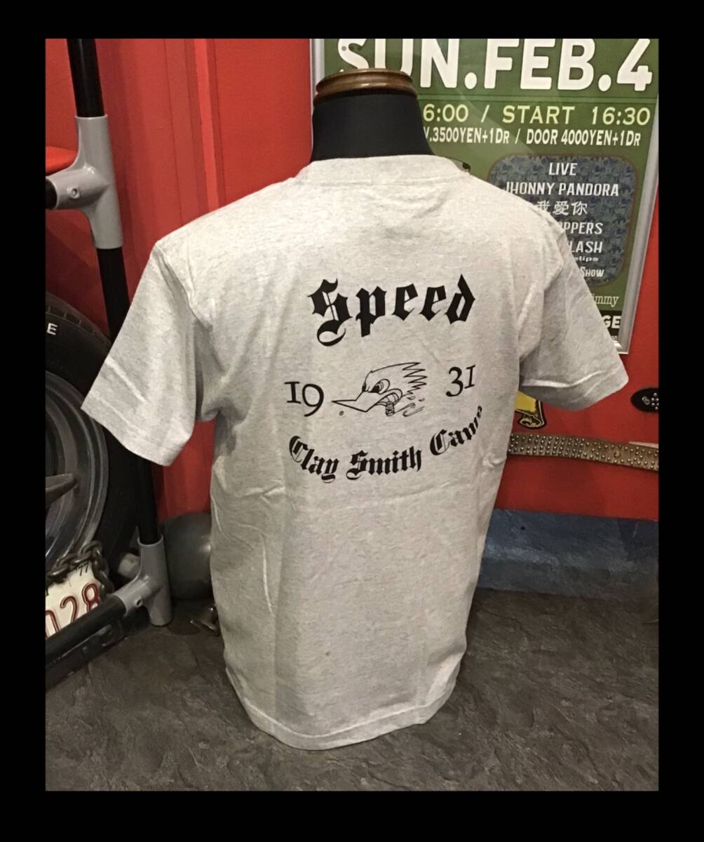 クレイスミス★新品★Tシャツ★4005【Mサイズ】灰★CSY-4005★アメリカンロングリバー55★ハーレー★クレイスミス★大阪★オリオンエース_画像2