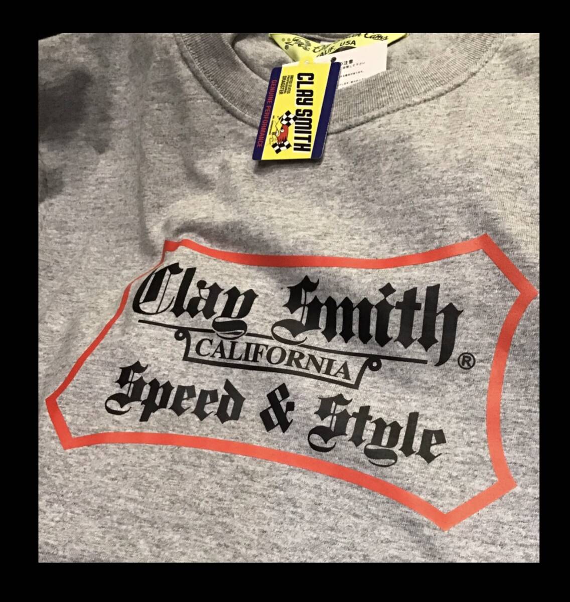 クレイスミス★新品★Tシャツ★4005【Mサイズ】灰★CSY-4005★アメリカンロングリバー55★ハーレー★クレイスミス★大阪★オリオンエース_画像3