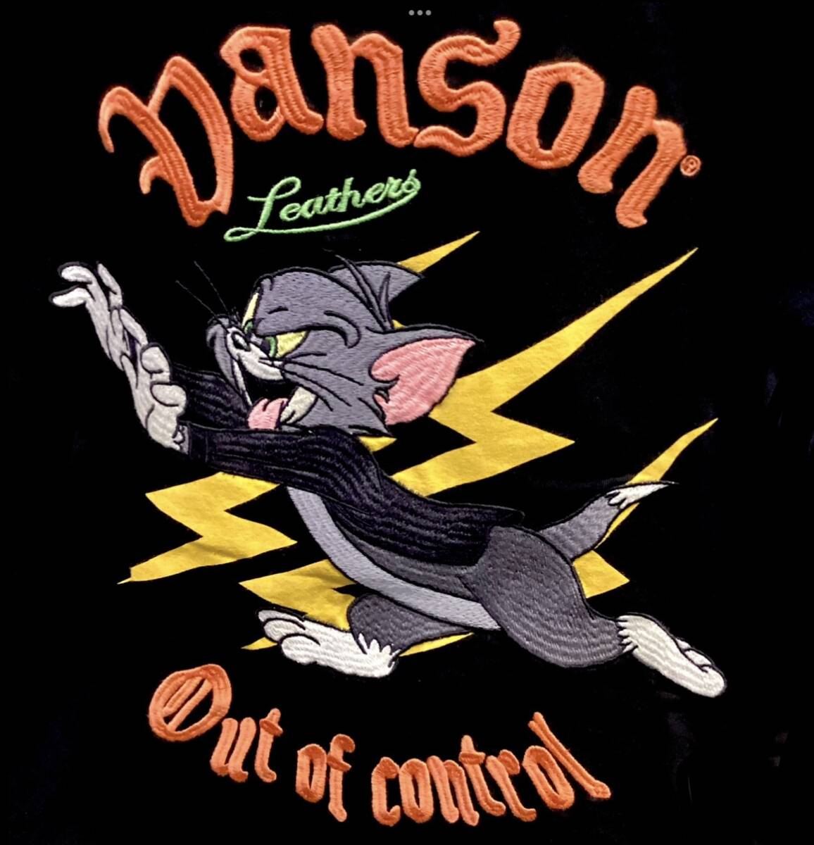 ルーニー★新品★Tシャツ★2512【Msize】黒★猫★TJV-2512★トムとジェリー★アメリカンロングリバー55★ネバーマインド★大阪 VANSON_画像3