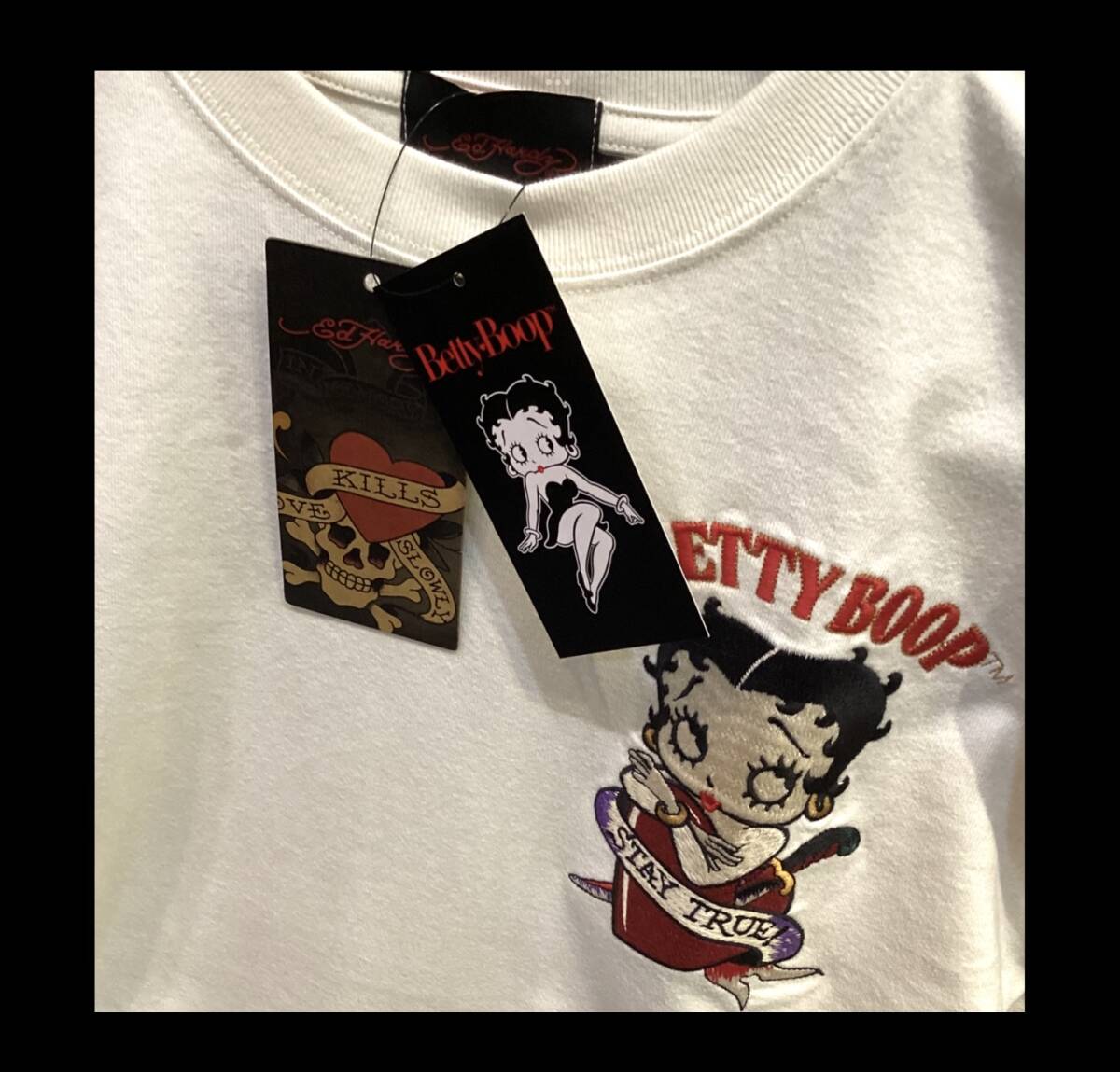 ベティブープ★新品★Tシャツ★2503【M】★BED-2503★BETTYBOOP★EdHardy★エドハーディー★ネバーマインド★アメリカンロングリバー55_画像6