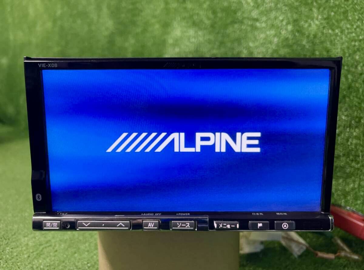 ALPINE-アルパイン HDD ナビ VIE-X08 Bluetooth ブルートゥース CD DVD SD AUX