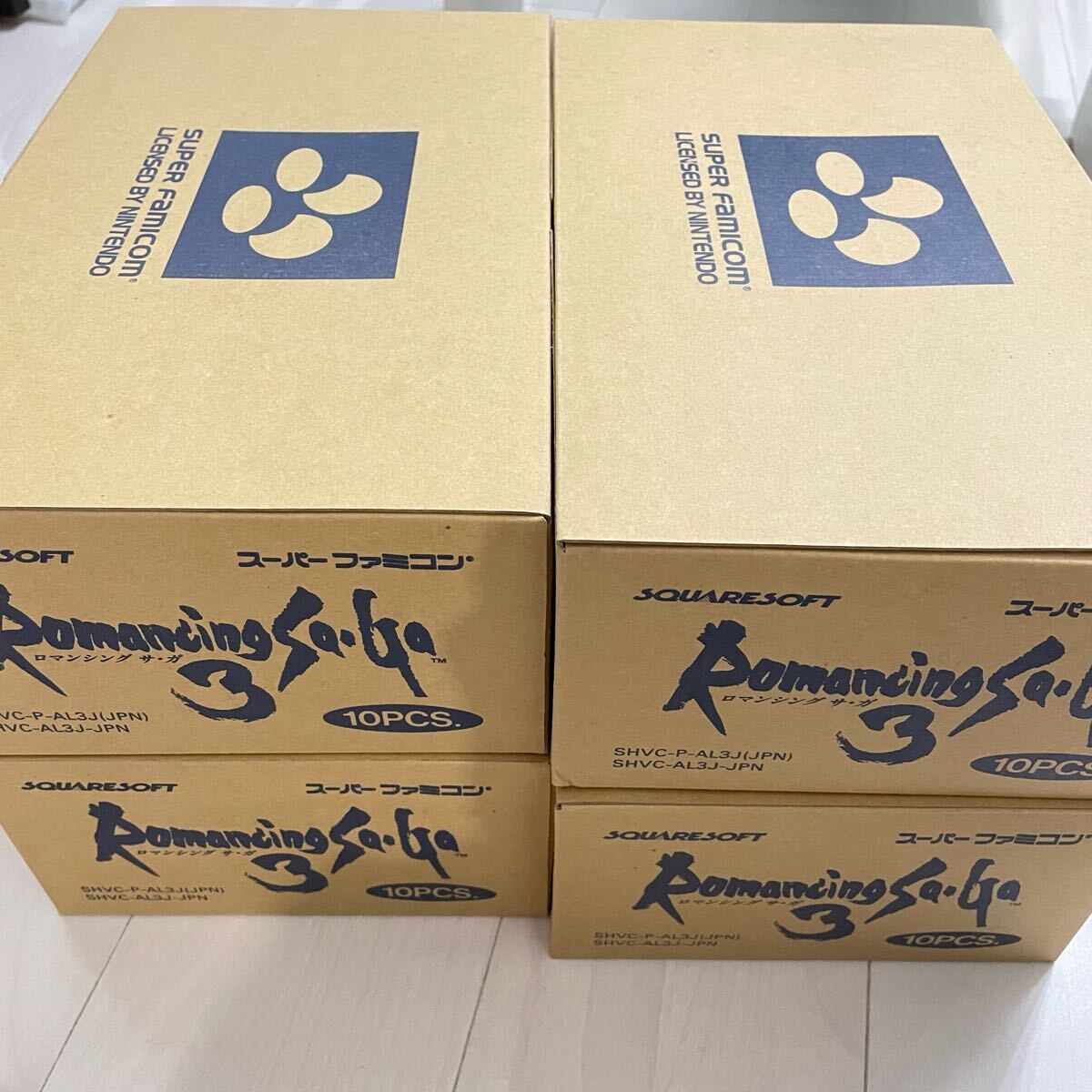 新品未使用 ロマンシングサガ3 40本セット出荷時箱付き ロマサガ 新品未使用 ロマンシングサガ3 40本セット出荷時箱付き ロマサガ