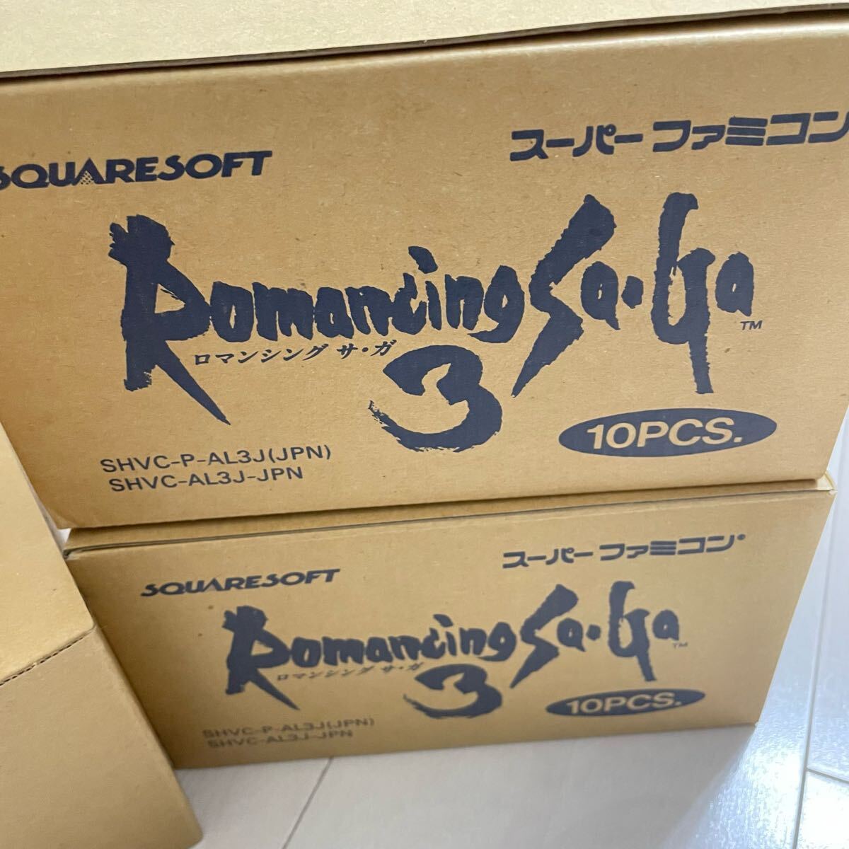 新品未使用 ロマンシングサガ3 40本セット出荷時箱付き ロマサガ 新品未使用 ロマンシングサガ3 40本セット出荷時箱付き ロマサガ