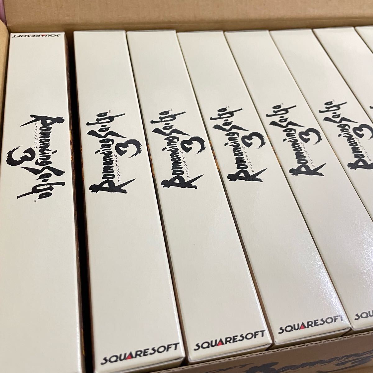 新品未使用 ロマンシングサガ3 40本セット出荷時箱付き ロマサガ 新品未使用 ロマンシングサガ3 40本セット出荷時箱付き ロマサガ