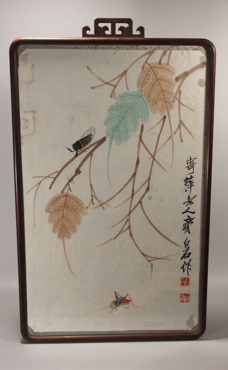 2024激安通販 在印 法帖 /検 肉筆保証 齊白石 模写】中国画 漢籍 古 唐本 古籍 絵画