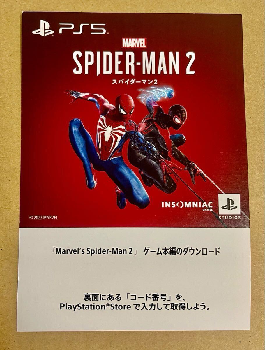 未使用】PS5 ソフト スパイダーマン2 Marvel Spider-Man2 未使用】PS5 ソフト スパイダーマン2 Marvel Spider-Man2
